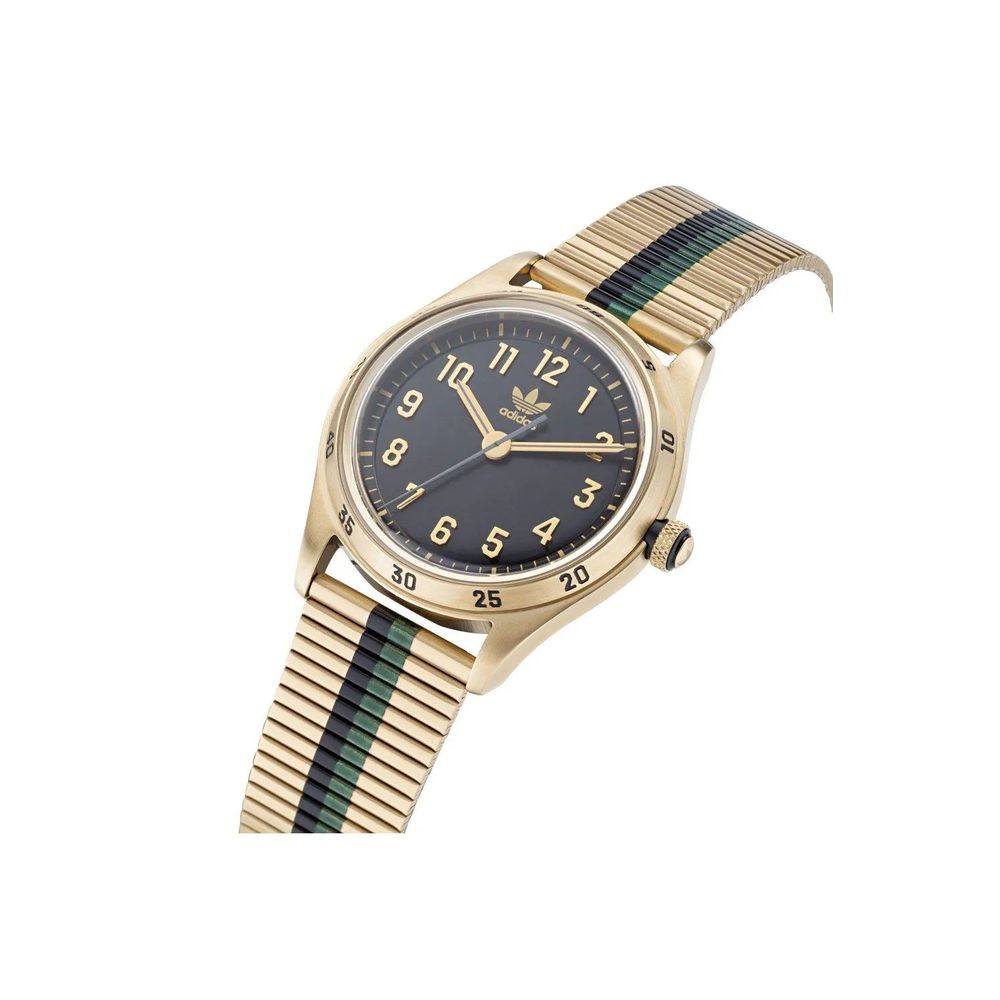 Gold Stainless Steel Dress Watch