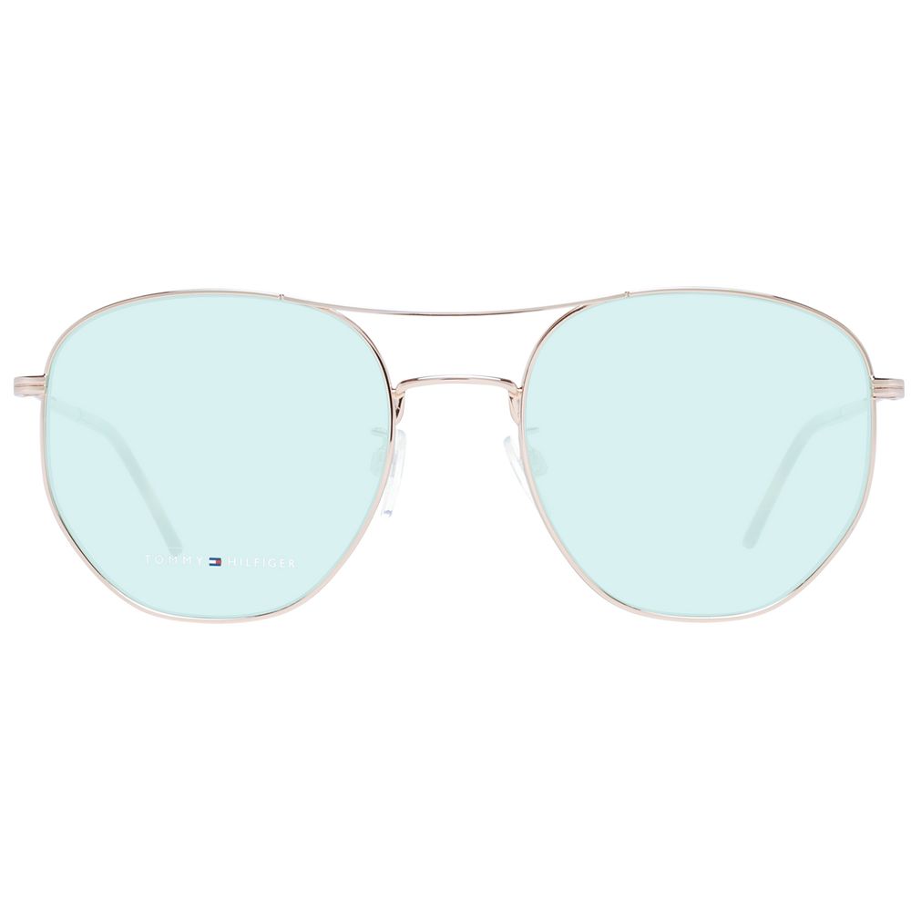 Rose Gold Metal Sunglasses