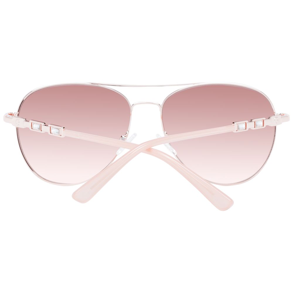 Rose Gold Metal Sunglasses