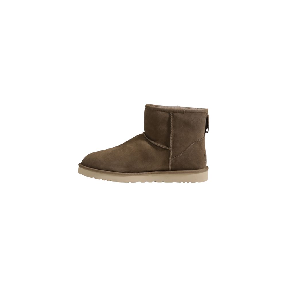 Brown Suede Leather Ankle Boots