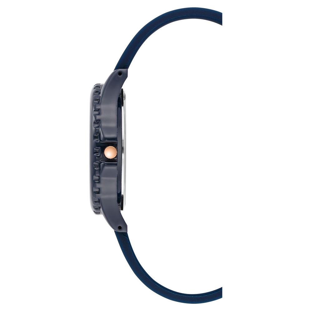 Blue Synthetic Dress Watch