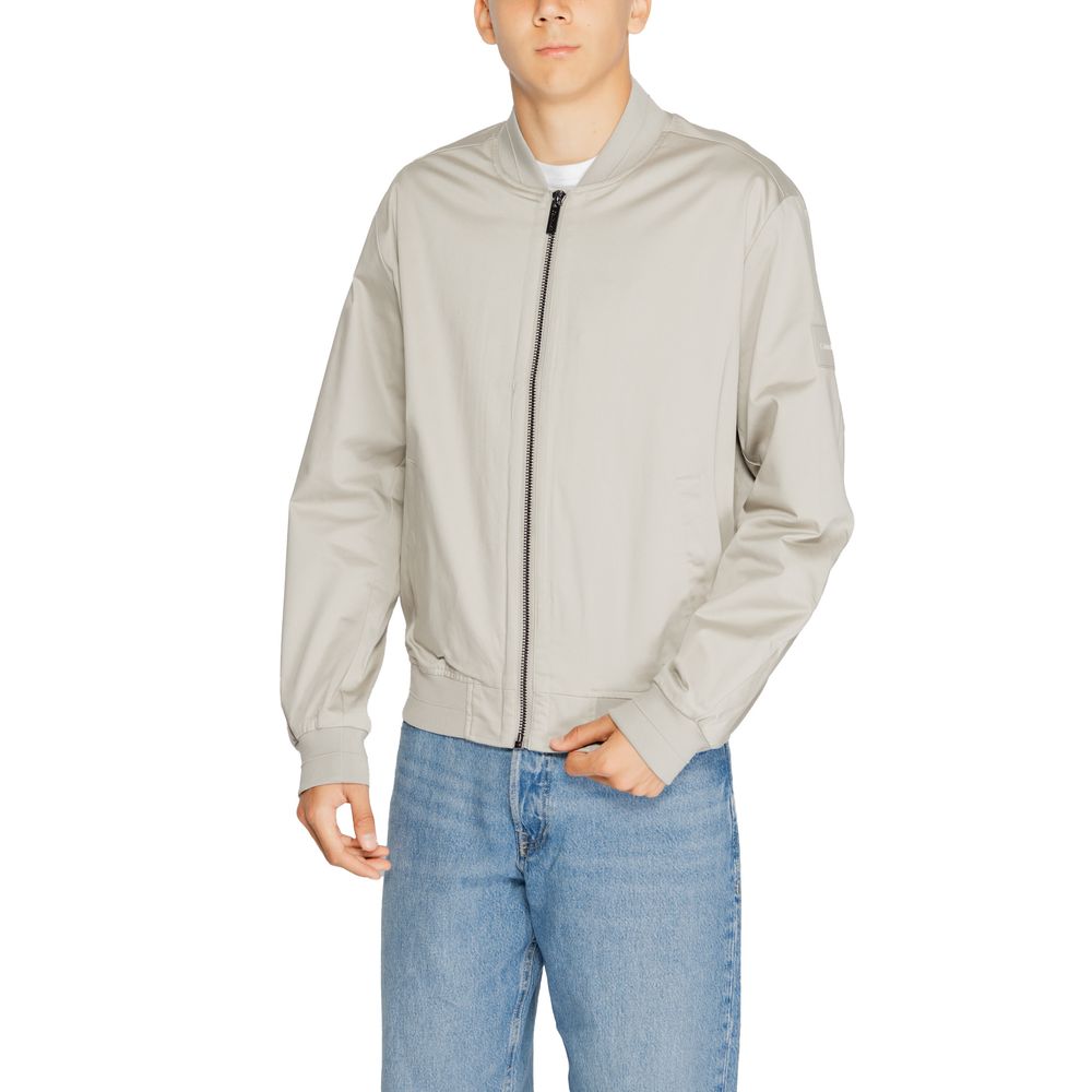 Gray Organic Cotton Jackets & Coat