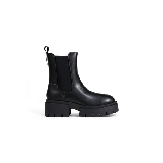 Black Polyethylene Ankle Boots