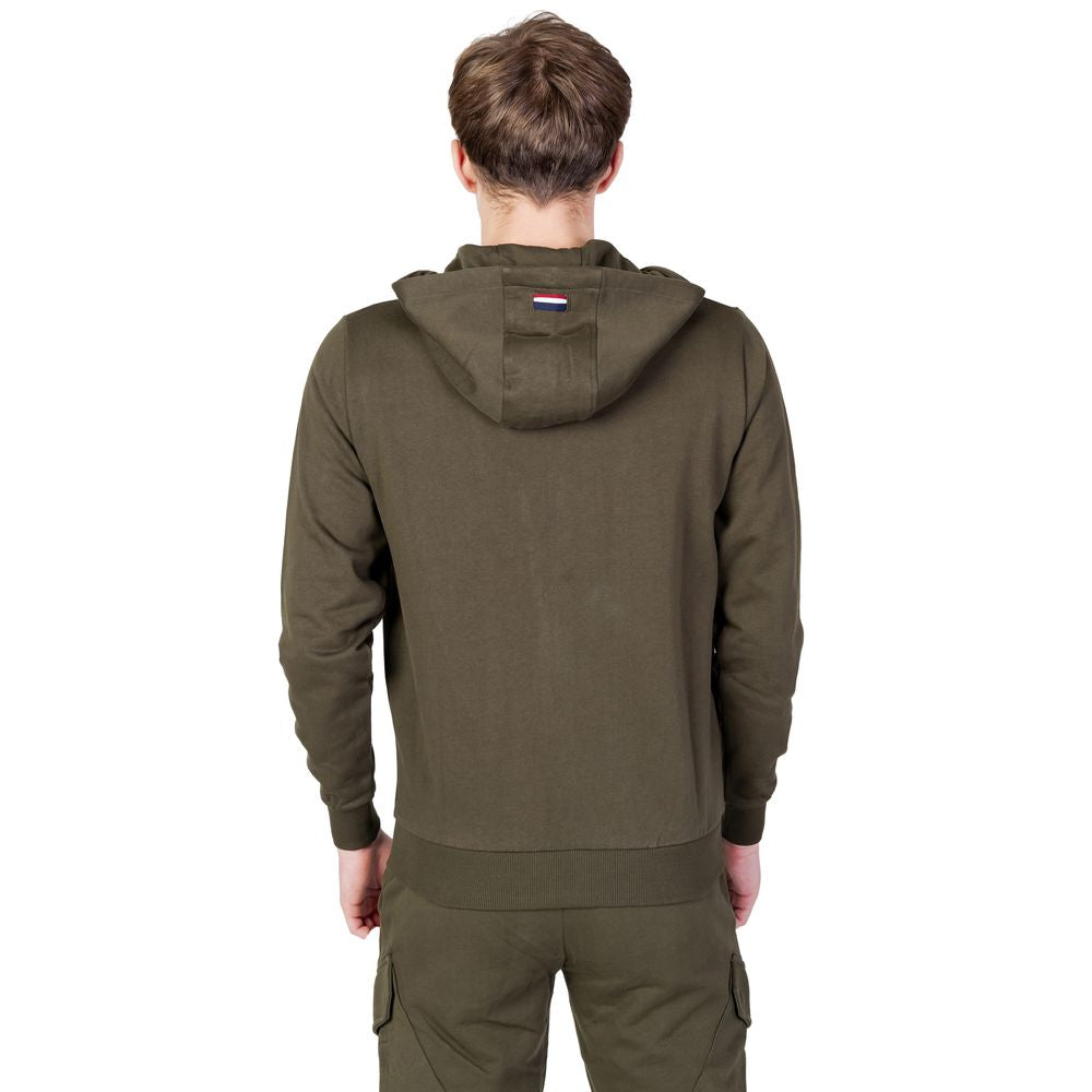 Green Cotton Hoodie
