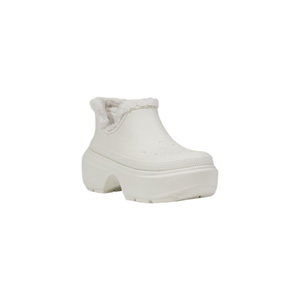 White Croslite Ankle Boots