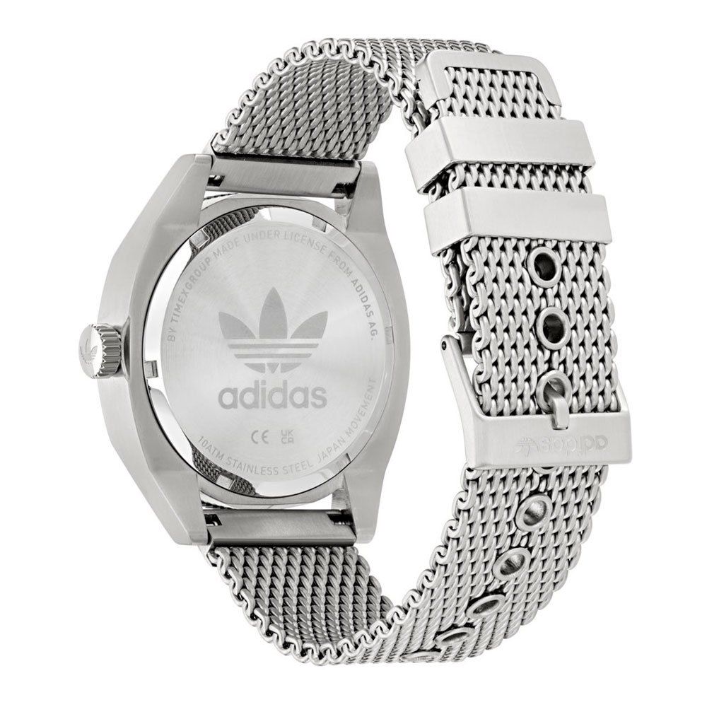 Gray Stainless Steel Dress Watch