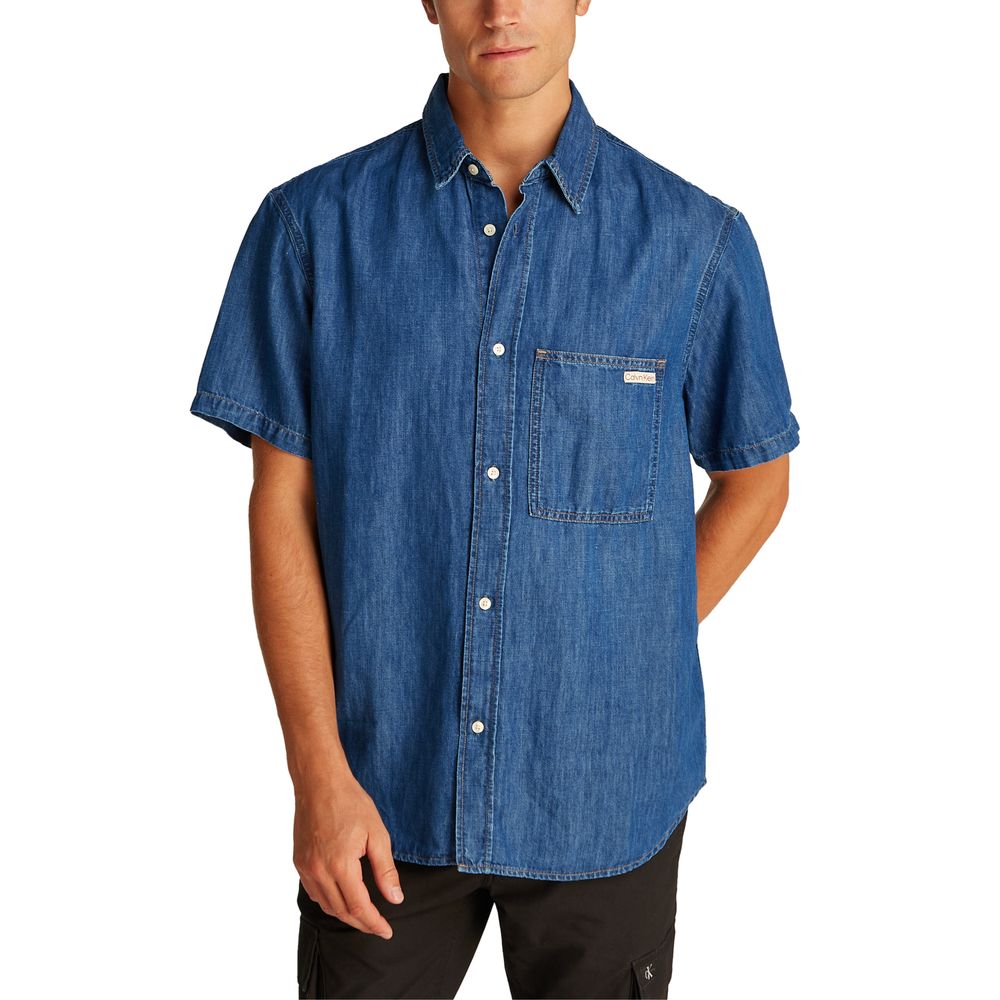Blue Cotton Shirt