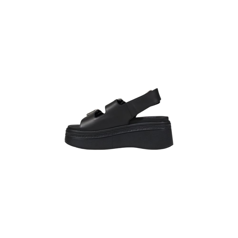 Black Leather Sandal