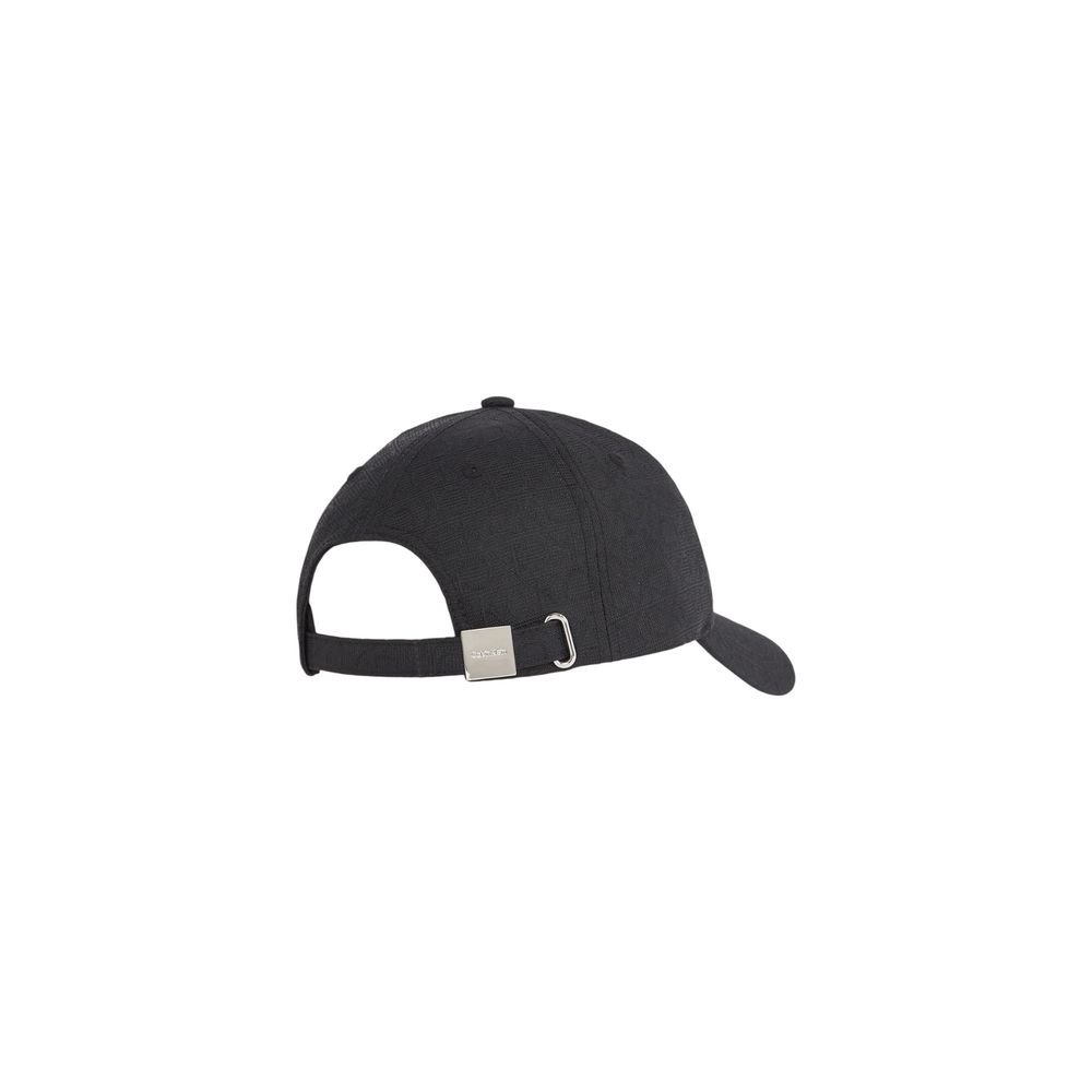 Black Recycled Polyester Cap (Baseball Hat)