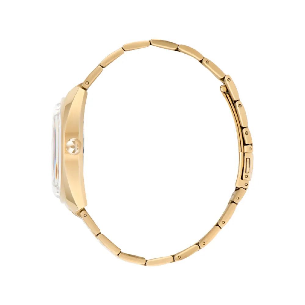 Gold Stainless Steel Bracelet Watch